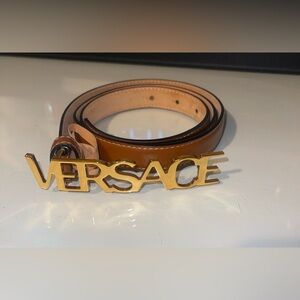 Versace Brown and Gold Luxury Bag